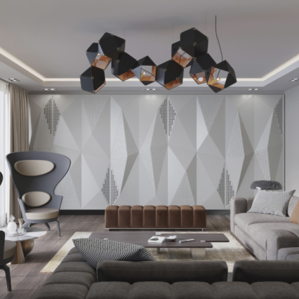 Bay Ahşap Akustik Panel 002